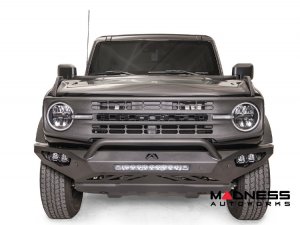 Ford Bronco Front Bumper - Fab Fours - Vengeance - w/ Guard Ford Bronco Front Bumper - Fab Fours - Vengeance - w/ Guard